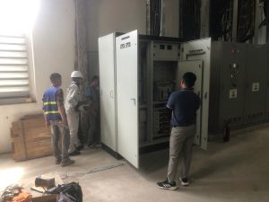 Nghiệm thu tủ điện phân phối cho hệ thống NLMT-02